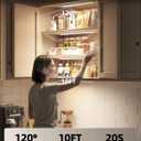 6Pack 16inch Under Cabinet Lighting, Rechargeable Motion Sensor Light Wireless Indoor, Dimmable 3 Color Temps Closet Lights with Remote, Under Counter LED Lights for Kitchen, Stairs
