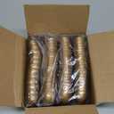 60PCS 2.36" Plastic Easter Eggs Empty Easter Eggs Fillable Bulk for Easter Egg Hunt, Suprise Egg, Basket Stuffers, Classroom Prize Supplies Decor(Gold) (Glod)