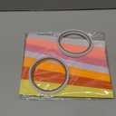 Lincia 600 Sheet Paper Chain Garland Strips 1x8 Inch with Double Sided Tape, DIY Construction Paper Chains for Birthday Wedding Holiday Party Decorations, Crafts Supplies (Groovy)