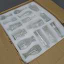 36Pcs Bud Vases Set Small Vintage Glass Bottles Clear Bud Vases in Bulk Multiple Shape Cute Glass Vases for Rustic Wedding Centerpieces Table Decorations and Home Decor(Clear)