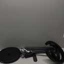 Floor Lamp for Living Room, 75.5 Inch Tall Standing Lamp for Bedroom with 2 312 Rotatable Ring Lights, 36W Bright Stepless Dimmable LED Floor Light with Remote Control for Office Dining Room (Black)