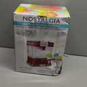 Nostalgia Snow Cone Shaved Ice Machine - Retro Table-Top Slushie Machine Makes 20 Icy Treats - Includes 2 Reusable Plastic Cups & Ice Scoop - Retro Red