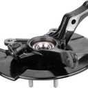 Front Steering Knuckle & Wheel Bearing Hub Assembly Compatible with Honda Civic 2012-2016 1.8L, Right Passenger Side Replaces # 51211-TR3-Y00,51211-TR0-A00,LK098