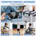 Ice Machine for Knee After Surgery, Portable Cold Therapy Machine, Knee Replacement Recovery System with Programmable Timer, 3 Speeds & 18 Hours Cooling, Pain Relief for Injuries Recovery