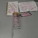 Kosiz 6 Pcs Christmas Teacher Appreciation Gifts Christmas Thank You Gifts Ideas Basket for Teachers from Student Pastel Pink Present Ideas for Teacher Xmas Holiday Birthday Supplies