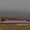 Marbrasse 6 Tier Paper Organizer Letter Tray - Mesh Desk File Organizer with Handle, Paper Sorter for Letter/A4 Office File Folder Holder - Purple
