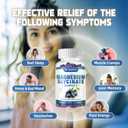 Magnesium Glycinate Gummies 1000mg with Magnesium L-Threonate,Chelated Magnesium Potassium Complex Supplement with VitD, B6, CoQ10, Calcium,Supports for Memory, Calm, Mood - 90 Gummies Blueberry