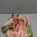 Pajean Horse Piata Decoration Cowgirl Western Piata with Stick Blindfold Photo Prop Gift Holder for Girls Kids Bridal Shower Birthday Baby Shower Horse Racing Party Decoration Supplies