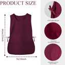Cobbler Apron Unisex Smock Apron with Side Ties and 2 Deep Pockets Unisex Apron for work kitchen