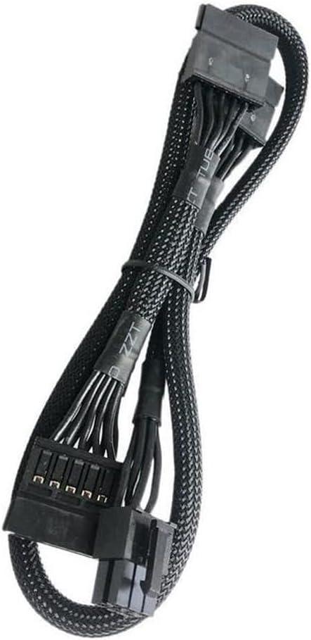 Suyitai Replacement for EVGA Supernova 450-850 G2 B3 G3 G5 P2 B2 80 Plus 6 pin to 3X SATA Driver Power Cable