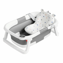 Napei Collapsible Baby Bathtub for Infants and Toddlers with Bath Net and Thermometer