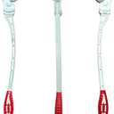 White Side Arm Ball Thrower for Cricket - Ball Thrower for Kids Cricket & Softball, Tennis Ball -Blue Cricket Side Arm Ball Thrower Stick for Speed, Practice, & Training.