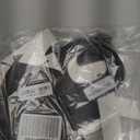 Soulchen 5 Senses Gift Bags for Him Her with Labels, Five Senses Gift Birthday Party Decoration Tissue Paper Handles, Comes with Rose Petals Banner Balloons for Party(Birthday,Black White)