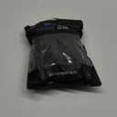 Autofiber Zero Cuff Microfiber Black Wash Mitt - Pack of 1 (7 inch x 9 inch)