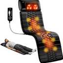 Shiatsu Full Body Massage Mat with Heat, Detachable Massager Pad, 10 Vibrating Motors, 9 Intensity Levels, Deep Tissue Pain Relief for Back, Neck & Legs  Relaxation at Home or Office