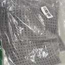 Grey Waffle Bath Mat,Super Absorbent Non Slip Bathroom Rug,Gray 18x30inch,Machine Washable Ultra Soft Floor Mats