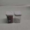XO Good Grips POP Container - Airtight Food Storage - 1.1 Qt Square (Set of 2) for Brown Sugar and More