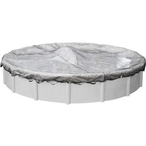 Robelle 24 ft Premium Leaf Net Winter Pool Cover for Above Ground Pools, 27'