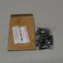 uxcell 12 Pcs Standoff Screws, 1/2" x 1" Stainless Steel Double Head Advertising Screws Wall Standoff Mounts Hardware for Acrylic Glass Sign Holder Wine Glass Rack, Black