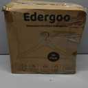 Edergoo Wooden Hangers 30 Pack, Smooth Wood Hangers with 360 Swivel Hook & Notches, Natural Solid Coat Hangers for Closet