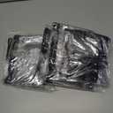 3 Pieces Thicken Clear Luggage Cover Protector, 20" 24" 28" PVC Luggage Covers for Suitcase Waterproof Dustproof Anti-scratch Travel Suitcase Covers Case for Wheeled Luggage (Clear-Black Frame)