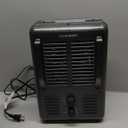 Electric Portable Milkhouse Style Utility Space Heater with Adjustable Thermostat, Overheat Protection, and Safety Tip-Over Switch, Ideal for Garage or Greenhouse, 1,500W, CZ798 (Black)