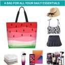 Sunflower Tote Bag For Women, Waterproof Shoulder Bags Big Reusable Grocery Handbag For Shopping Picnic Work Beach