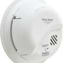 First Alert BRK Carbon Monoxide Detector, Hardwired Alarm with Battery Backup, CO5120BN, White