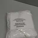 Nanspring Beige White Linen Curtains 84 Inch Length 2 Panels Set for Living Room Rod Pocket Back Tab Light Filtering Window Drapes for Bedroom Dining Room Protect Privacy Home Decor