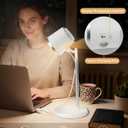 Rechargeable LED Desk Lamp, Magnetic Wall Mount LED Light, Dimmable Cordless Reading Lamp with Adjustable Brightness & 3 Color Modes for Reading, Working, Bedroom, Hallway