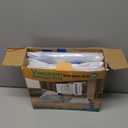 12 Pack Travel Vacuum Storage Bags 4 Size(24/28/32/40 Inch), Portable Vacuum Seal Bags for Clothing Travel with Pump, Space Saver Bag for Luggage Suitcases Clothes Bedding Seasonal Storage (clear, blue)