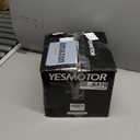 Yesmotor 3/4 Motorcycle Helmets Retro Open Face Vespa Scooters Helmet with Clear Visor for Men and Women- DOT Approved (Medium, Matte Black)