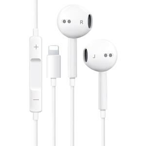 Headphones for iPhone Earbuds in-Ear Wired Earphones with Built-in Microphone & Volume Control, Noise Canceling Isolating Headsets Compatible with iPhone 14/13/12/11 Pro Max/Xs Max/XR/X/7/8 Plus