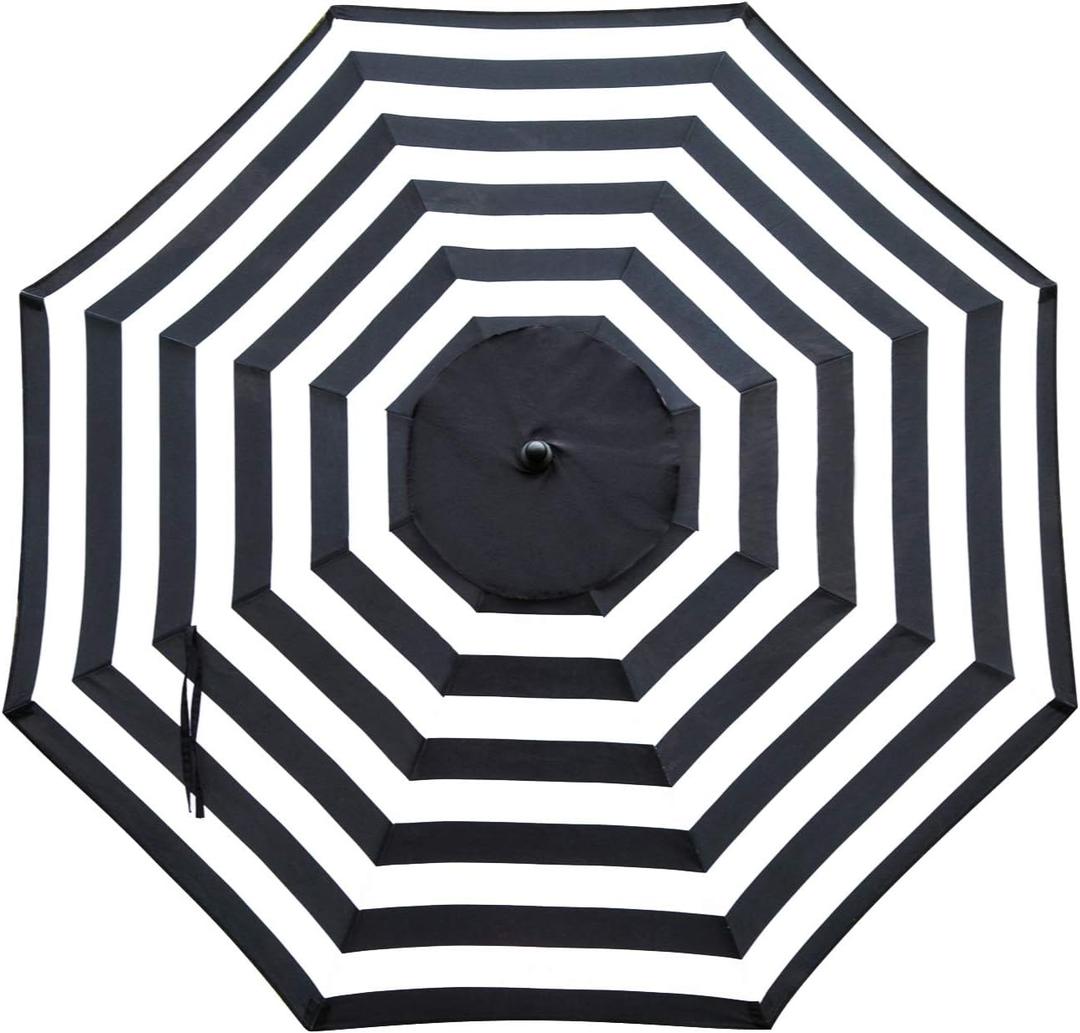 Sunnyglade 9ft Patio Umbrella Replacement Canopy Market Umbrella Top Outdoor Umbrella Canopy with 8 Ribs