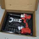 Rivet Gun Compatible with Milwaukee 18V Battery, Cordless Rivet Tool with 3 Size (1/8", 5/32", 3/16") Aluminum Rivets, Brushless Motor Rivet Gun Kit Nose Piece, Led Light, Tool Only