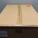 RIZZARI Stainless Steel Cat Box: Beige Leak-Proof Large Enclosed Litter Pan Indoor Odorless Tray for Multiple Cats - Teflon Non-Stick Coating - for Cats Under 20 lbs - Ideal for Laundry Room Balcony