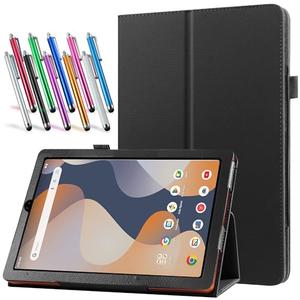 elitegadget Case for Onn 7 Inch Tablet (2024 Model) Gen 4 - Slim Lightweight Folio PU Leather Folding Stand Cover Case + 1 Random Stylus (Black)