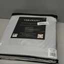 Vera Wang King Sheet Set, 100% Egyptian Cotton Percale Bed Sheets with a Smooth & Crisp Feel, Deep Pockets, Bedding with Matching Fitted Sheet & Pillowcases (Blue)