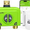 RAINPOINT WiFi Water Timer for Garden Hose, 2 Zone WiFi Sprinkler Controller, Smart Hose Timer Valve, Automatic Drip Irrigation System/Rain Delay for Garden/Lawn