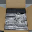 EXCMARK 4x4 Solar Post Cap Lights Outdoor Waterproof 8 Pack Fence Deck Post Lights with High-Brightness LEDs, Dual Light Modes Warm White & Cool White. (Classic Black, 8)