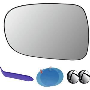EAP Driver Side Mirror Glass Compatible With Lexus IS 2009-2014, HS 2009-2012, ES 2007-2012 (Excluding Ultra-Luxury Package), Heated, 8796153410 8796133740 8796175060 8796153400