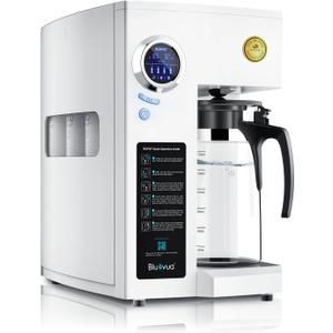 Bluevua RO100ROPOT Countertop Reverse Osmosis Water Filter System, Portable RO Filtration with Remineralization, No Installation, WQA Certified - ROPOT, 5-Stage RO