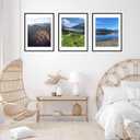JCJMY 24x32 Picture Frame with 20x24 Mat, Display Photo 20x24 with Mat or 24 x 32 Without Mat, Wall Hanging Large 24 by 32 Poster Frame with Plexiglass, Black