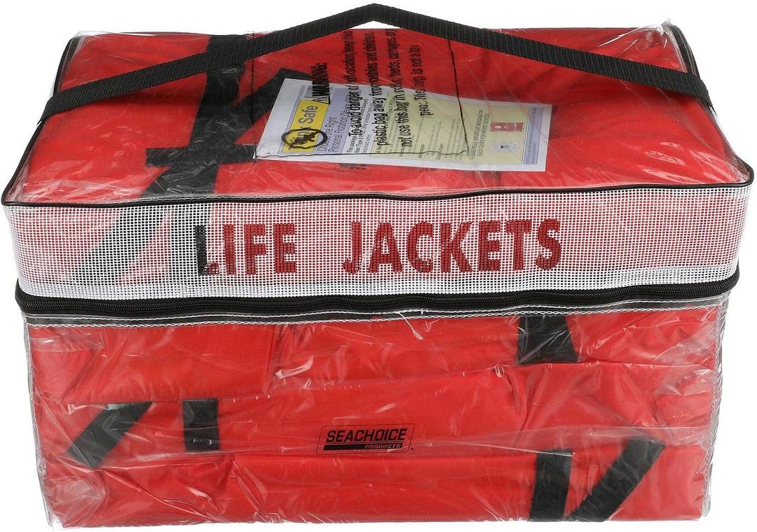 Seachoice Life Vest, Type II Personal Flotation Device - USCG Approved - Multiple Sizes and Colors (Orange)