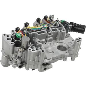 RE0F11A JF015E CVT Transmission Valve Body, Compatible with N-i-s-san Sentra 2013-2019 1.6L 1.8L, Automotive Transmission Valve Body With Solenoid Replaces Part 31705-X428E 31705-X428B