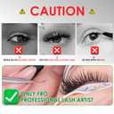 La Maesii Lash Extension Glue-Extra Strong Professional Eyelash Glue/0.34fl.oz/10ml/0.8 Fast Drying/Retension - 8 Weeks/Black Sensitive/Professional Supplies