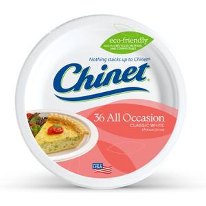 Chinet Premium 8 3/4" Paper Plates, 36Count