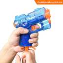 Banvih 2 Pack Mini Blaster Guns for Nerf, Easter Basket Stuffers for Kids, Small Toys Pistols for Boys Toddlers Ages 3-5 5-7 8-12 Year Olds Birthday Gifts - 20 Refill Foam Darts and 2 Wristbands