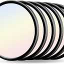 Hunhun 6 Pack 3200lm LED Flush Mount Ceiling Light 12 Inch 5CCT Adjustable Super Slim 0.87 inch led Ceiling Light Fixture Round Low Profile Ceiling Lamp for Bedroom Living Room Kitchen Laundry Black