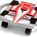 hand2mind Red Speedway Racer Scooter Board, Floor Scooter Board, Gross Motor Toys, Kids Exercise & Physical Education Equipment, Playground Toys, Indoor Active Play, Toddler Outdoor Activities